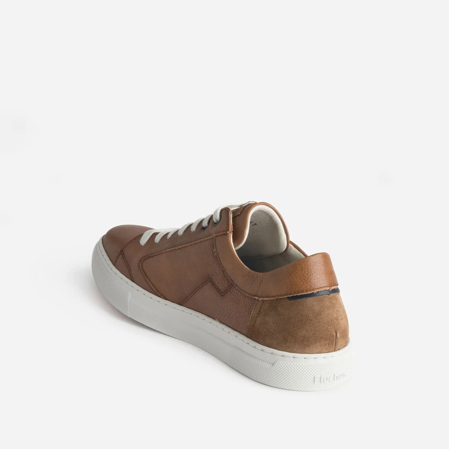 Tennis FLUCHOS cognac en cuir - Baskets / Tennis Homme | ERAM