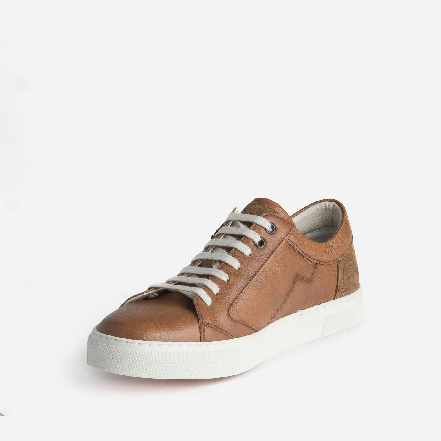 Tennis FLUCHOS cognac en cuir - Baskets / Tennis Homme | ERAM