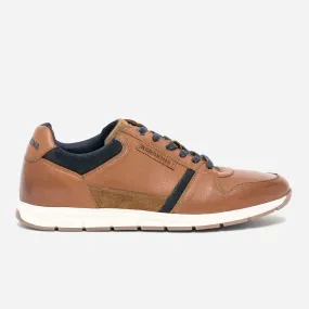 Tennis REDSKINS cognac et marine - Baskets / Tennis Homme | ERAM