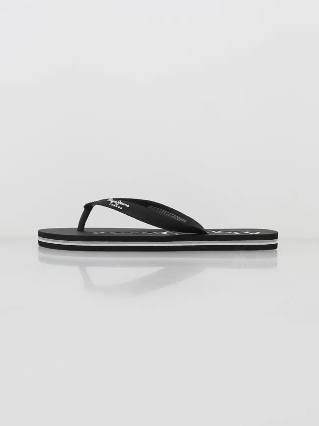 Tongs bay beach basic 23 noir homme - Pepe Jeans | wimod