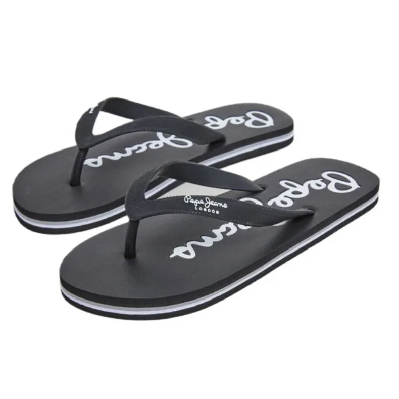 Tongs Pepe Jeans Bay Beach Basic M PMS70128 le noir