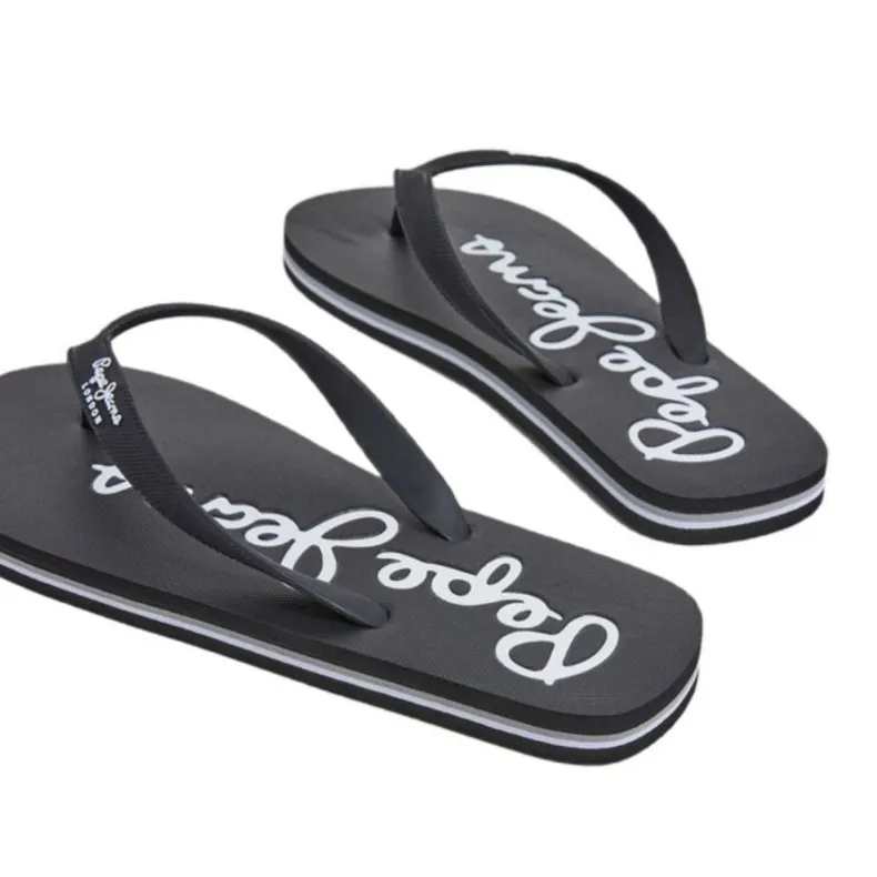 Tongs Pepe Jeans Bay Beach Basic M PMS70128 le noir