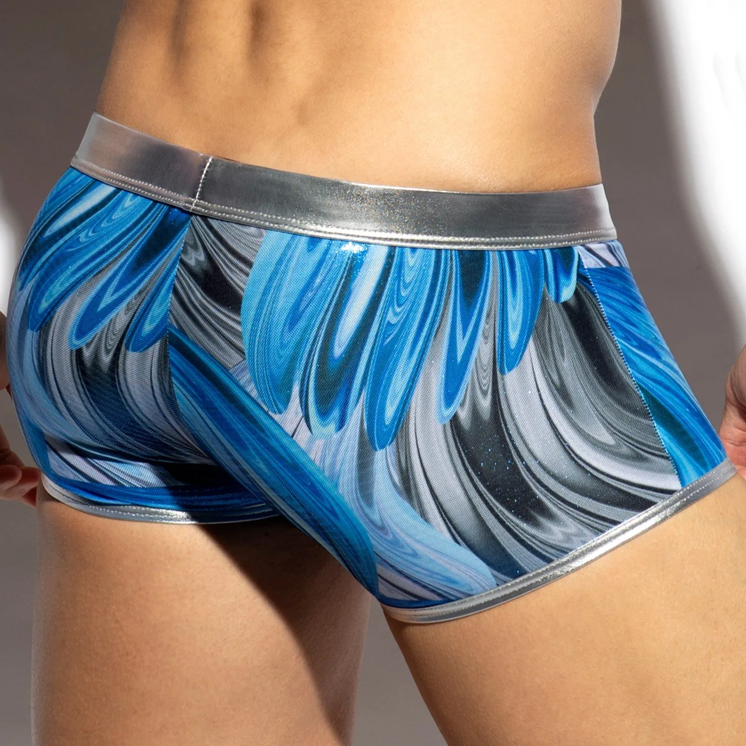 Trunk Storm Glitter - argent - ES collection : vente shorty boxers ...