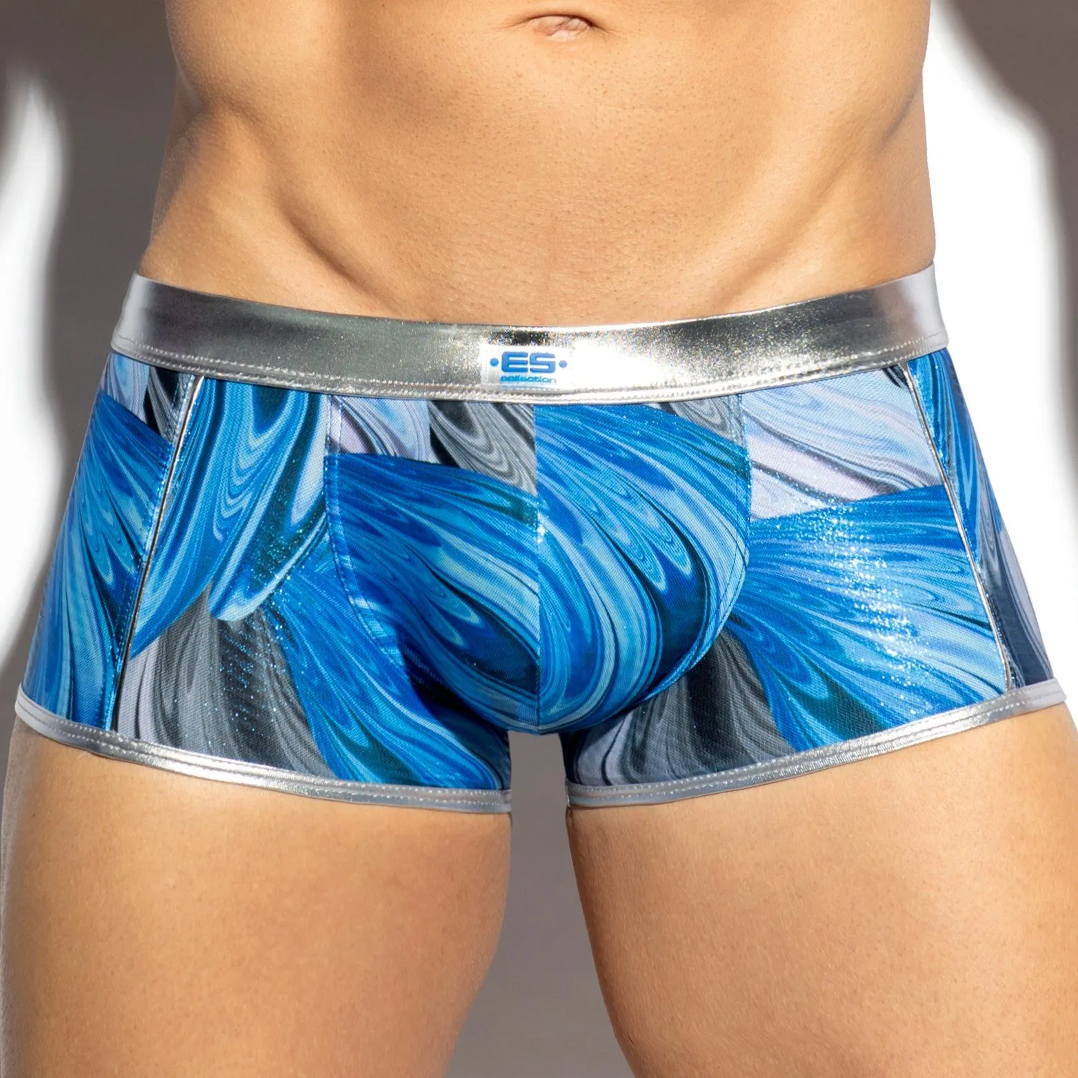 Trunk Storm Glitter - argent - ES collection : vente shorty boxers ...