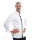 Veste de Cuisine Col Chemise Temi blanche - ROBUR