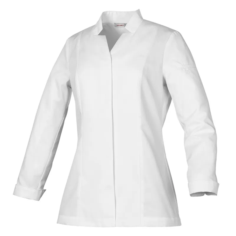 Veste de cuisine femme élégante à manches longues | Robur vêtements