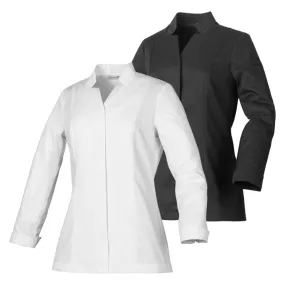 Veste de cuisine femme élégante à manches longues | Robur vêtements