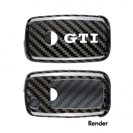 VW Golf 6 GTI Car Key Shell Carbon Fiber