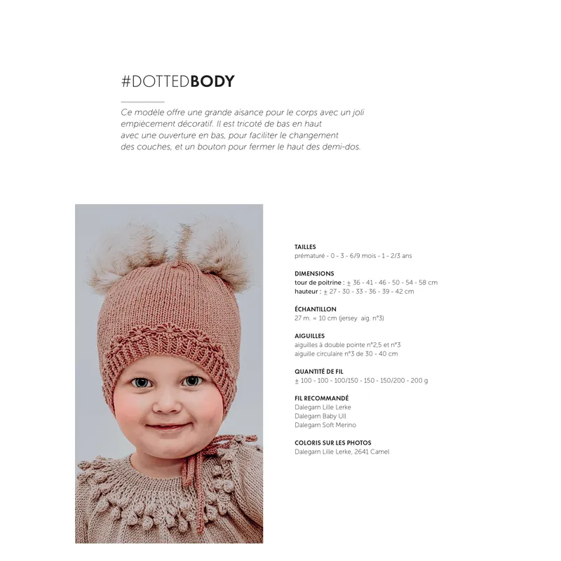 Vêtements au tricot pour les tout-petits