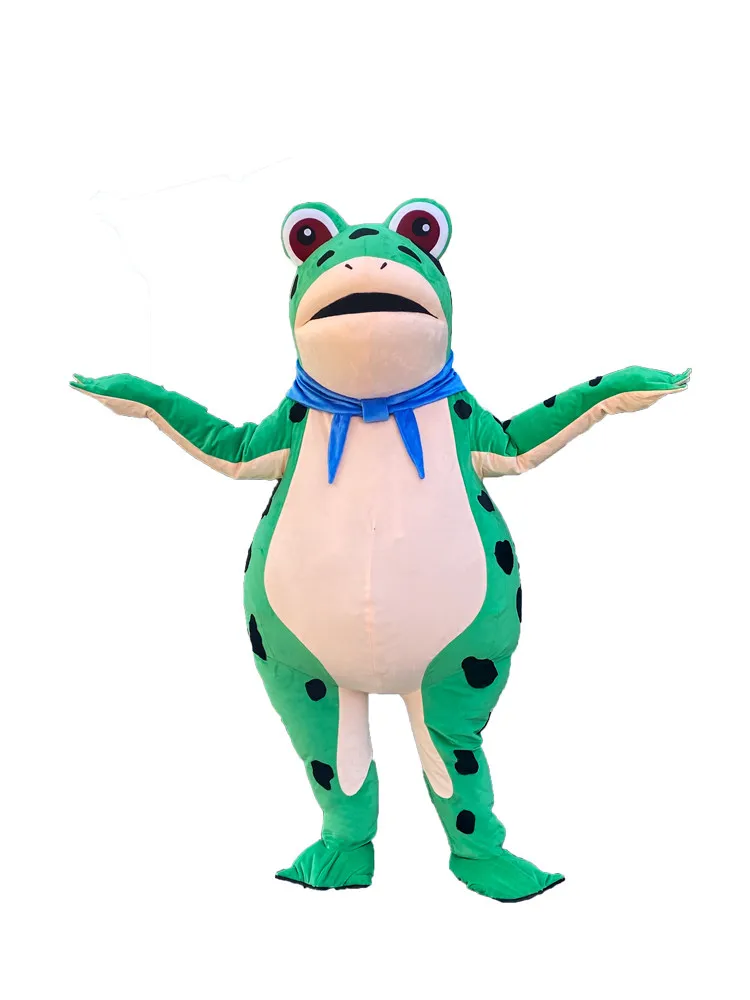 Vêtements de poupée de dessin animé de grenouille gonflable | costume de crapaud adulte | tenue de poupée grenouille